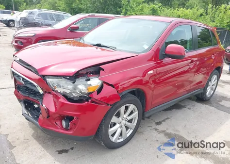 2015 Mitsubishi Outlander Sport Es из США, поврежденный, VIN 4A4AP3AU8FE006832